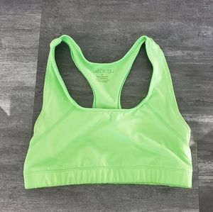 Green Neon BCG Racerback Sport Bra